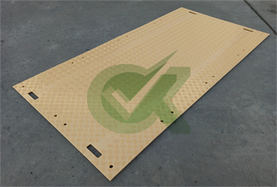 single-sided pattern ground protection boards 6000×2000 for heavy equipment